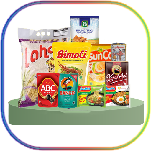 Mie, Beras, Pasta, Roti